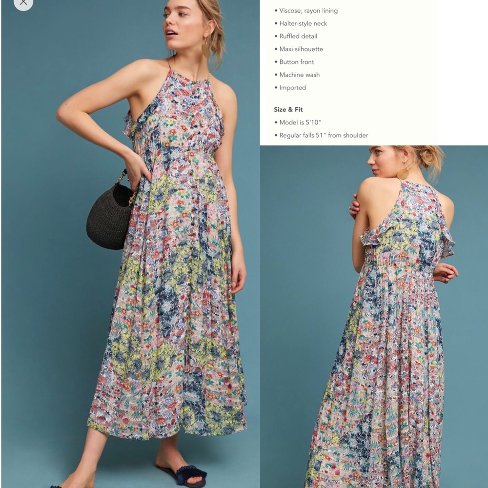 Allerton Maxi Dress by Meadow Rue, S, NWT